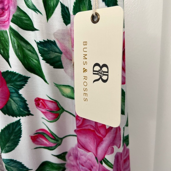 Bums and Roses Momma Midi Dress Size Small NWT Bamboo - Picture 3 of 3